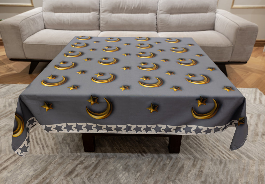 The 3D crescent and star table cover