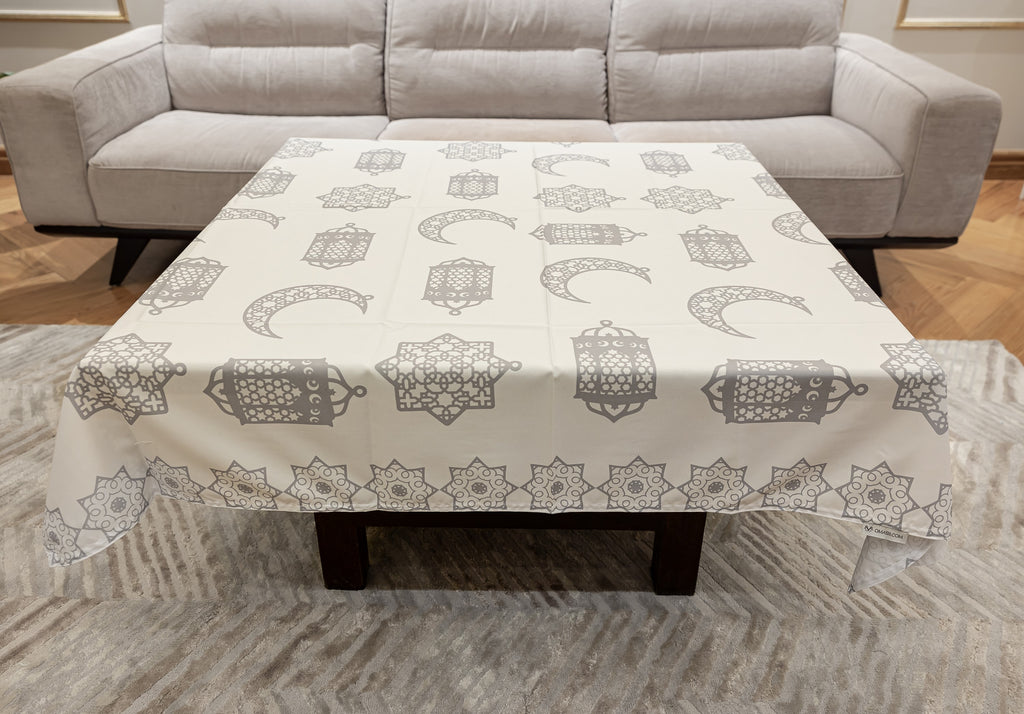 The grey fawanis table cover
