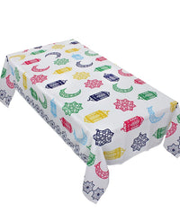 The Colourful Lantern and Crescent Table Cover