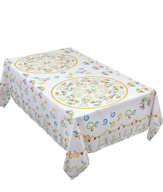 white Ramadan table cover