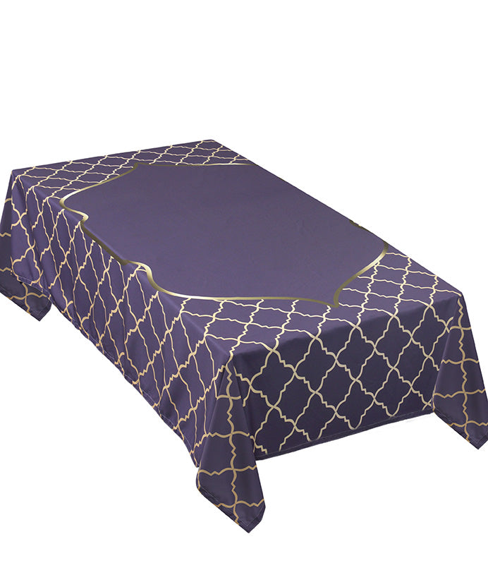 The Golden purple table cover