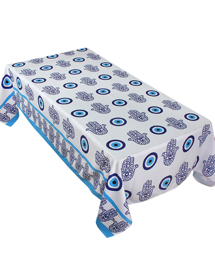 The Evil eye and kaff table cover
