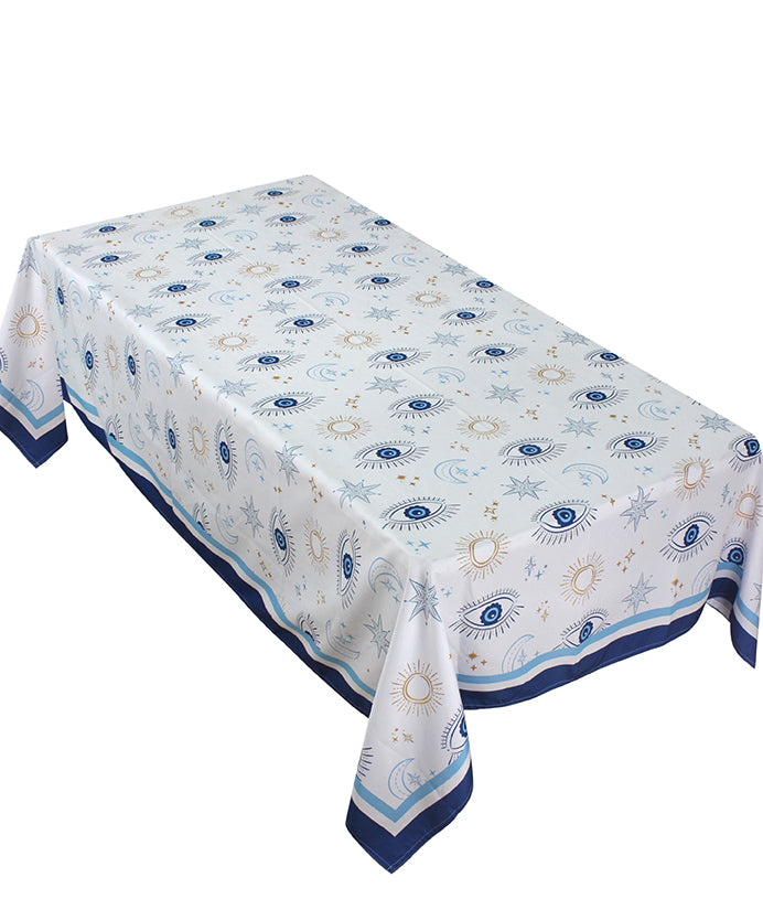 The Blue eyes and sun table cover