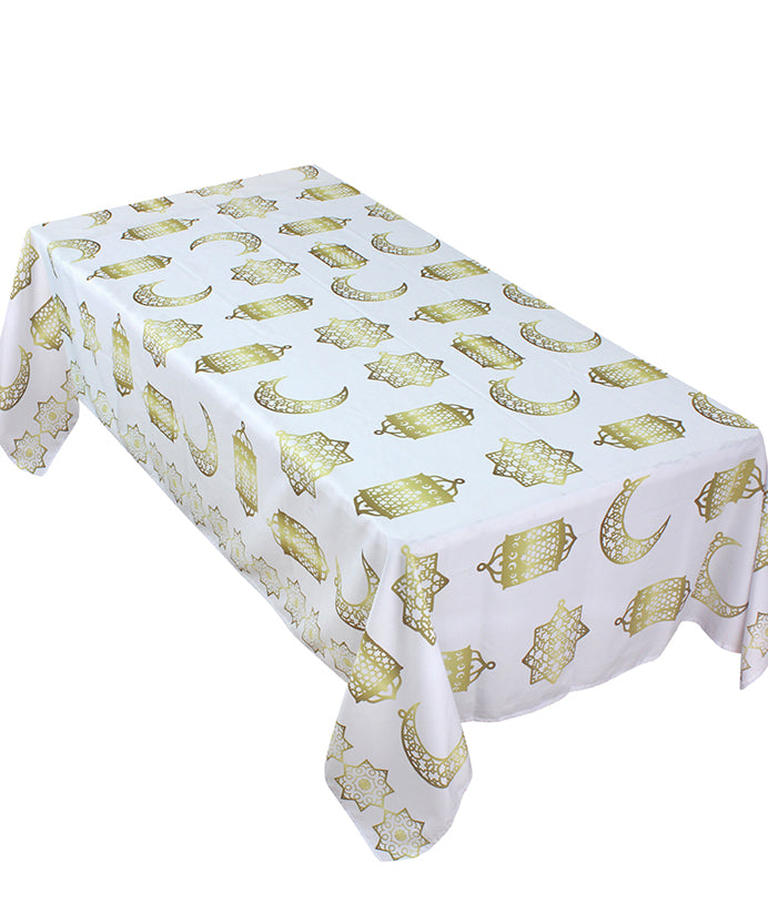 The Golden Lantern and Crescent table cover