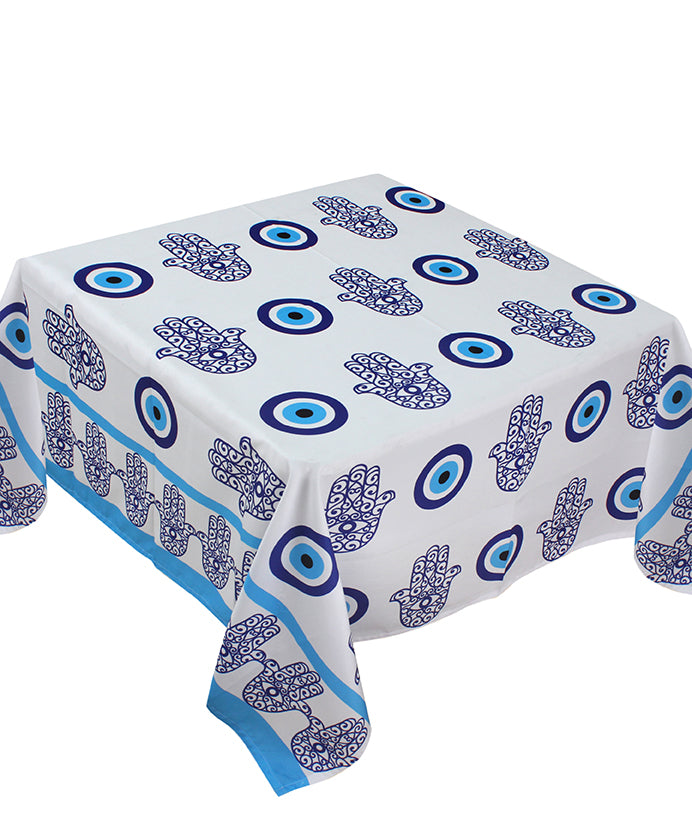 The Evil eye and kaff table cover