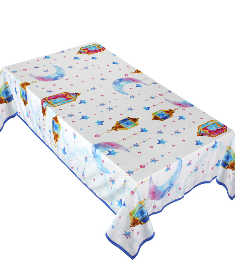 The dreamy watercolour lanterns and stars table cover