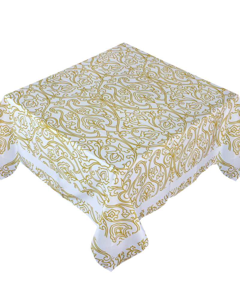 The classic chic beige table cover