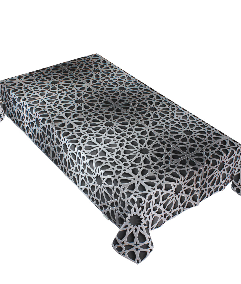 The 3D Islamic grey table cover