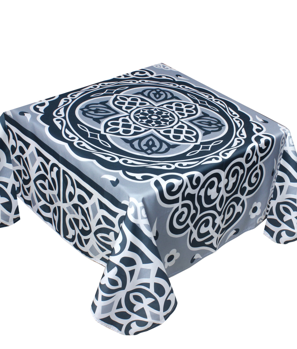 The grey khayameya table cover