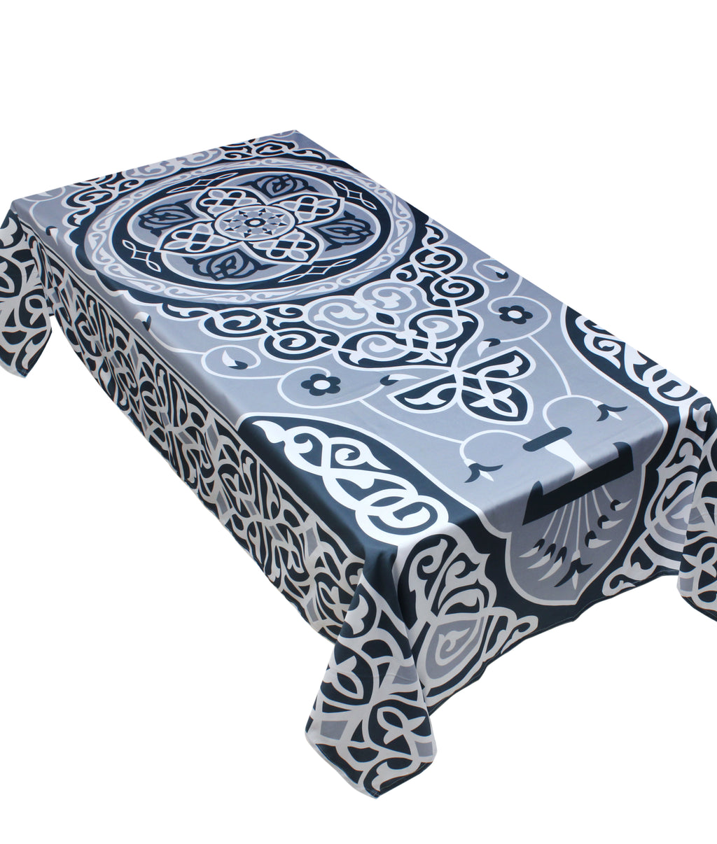 The grey khayameya table cover