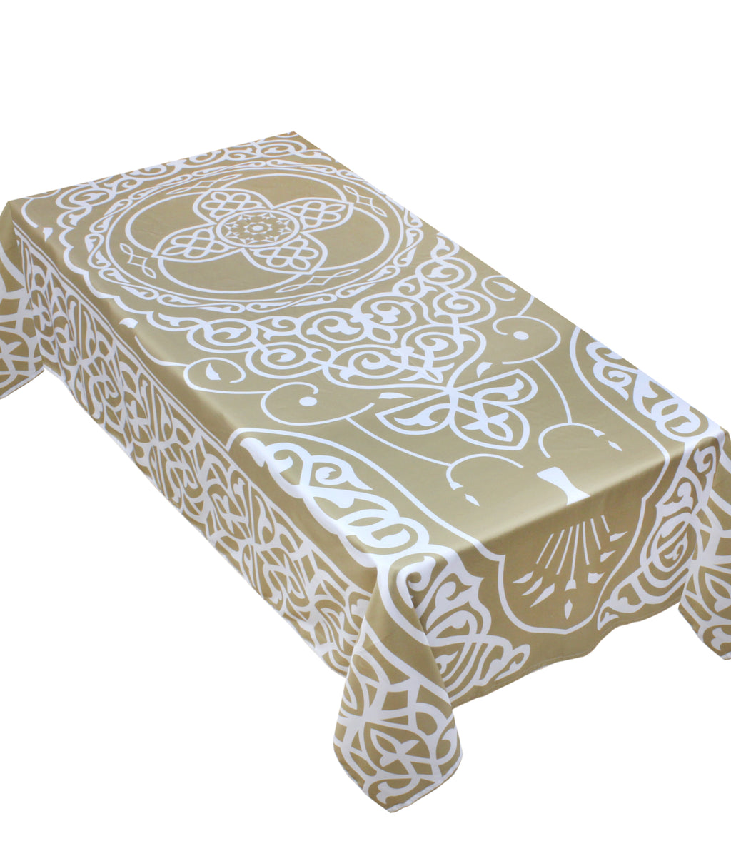 The Beige khayameya table cover