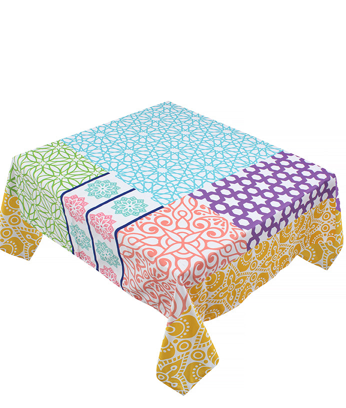 The patchwork table cover