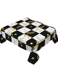 The Checkered Golden Fawanis Table Cover