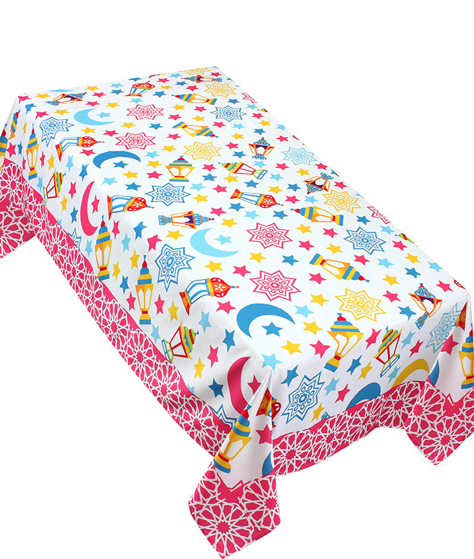 The Fun Pink lanterns table cover
