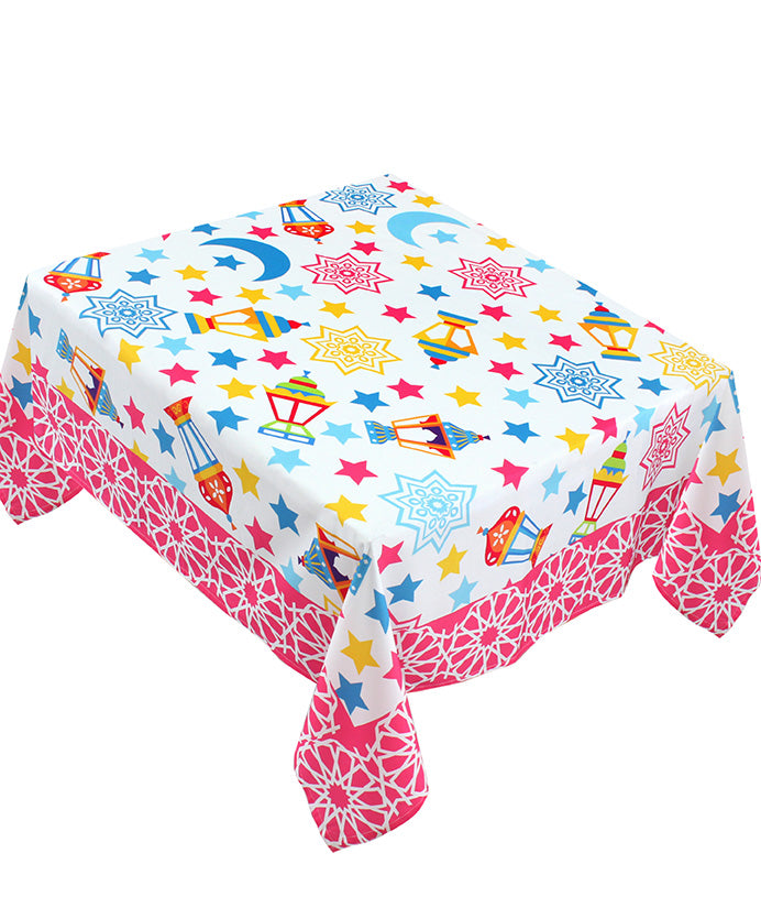 The Fun Pink lanters table cover