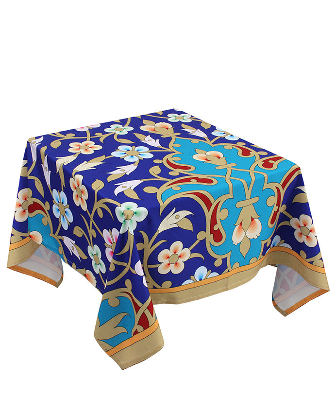 The Blue Andalusi table cover