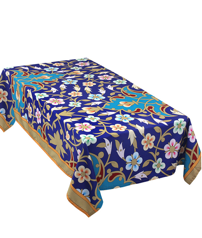 The Blue Andalusi table cover