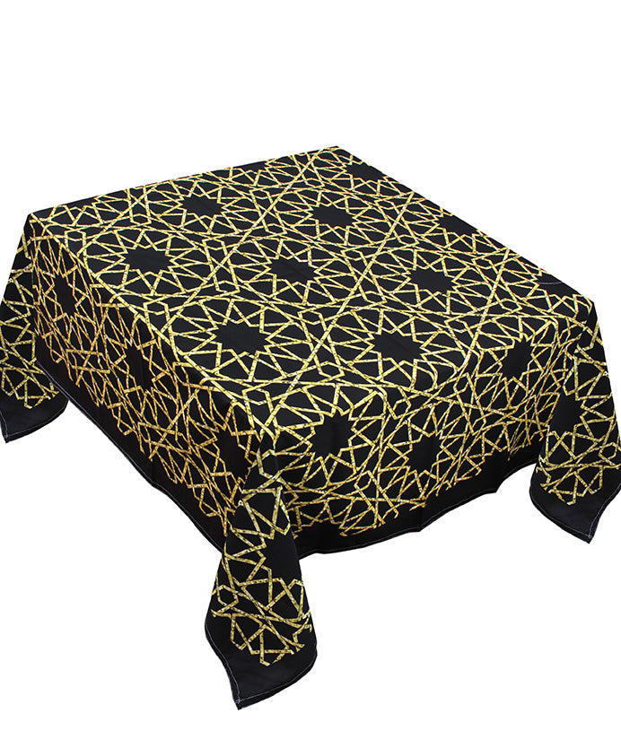 The Golden black table cover
