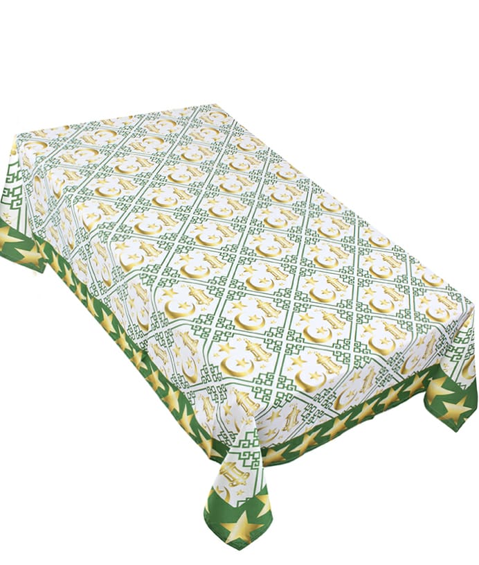The 90s crescents and stars table cover