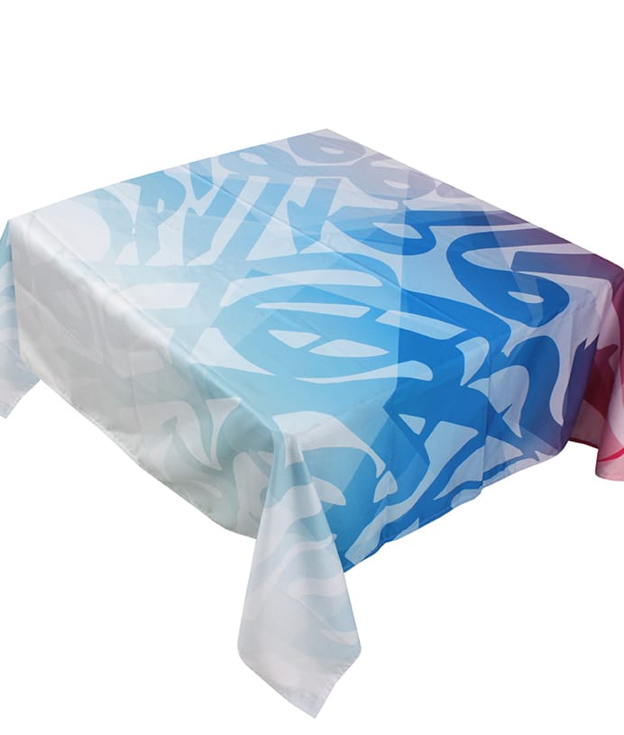 The Colourful Calligraphy table cover